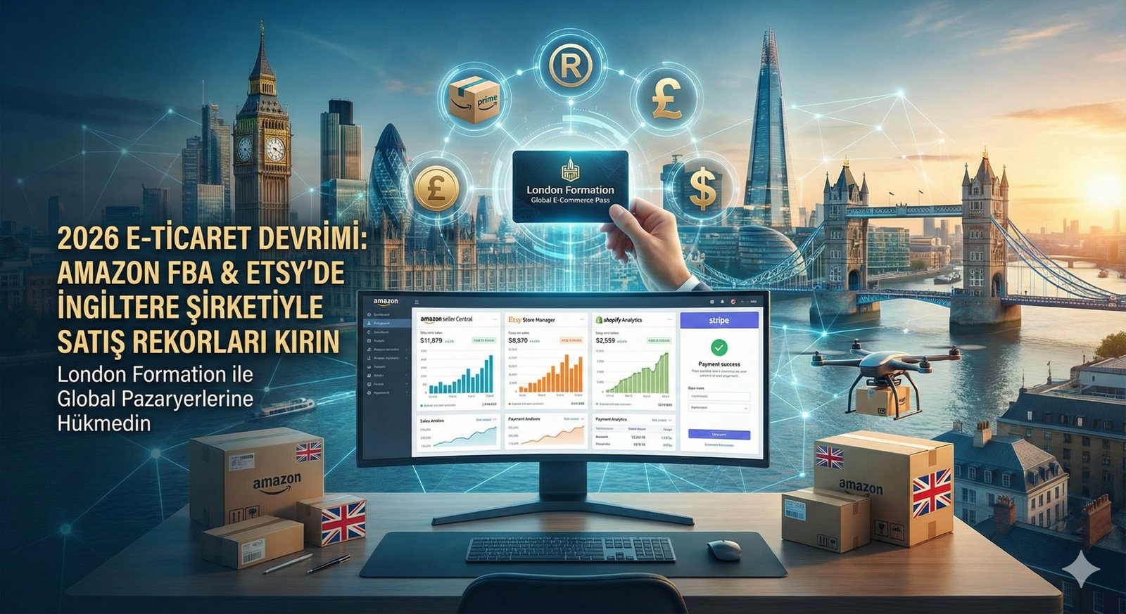 2026 E-Ticaret Devrimi: Amazon FBA ve Etsy’de İngiltere Şirketiyle Satış Rekorları Kırmanın Sırları